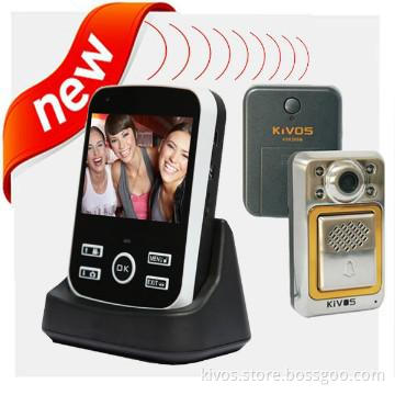 2013 KIVOS Wireless Peephole Door Openers Intercom Max 3 Monitors